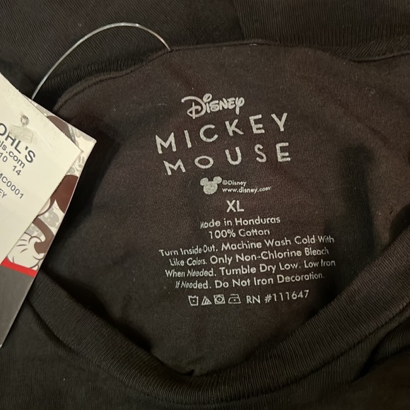 DISNEY Mickey Mouse Neon Outline Unisex Tee - Picture 6 of 6